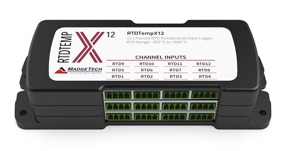Data logger RTD 12 canales
