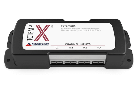 Data logger termopar 4 canales
